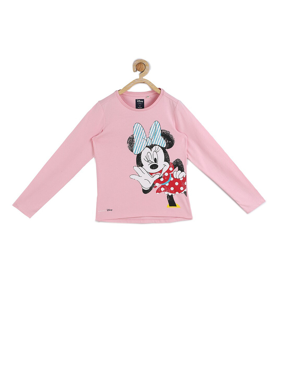 

Allen Solly Junior Pink Minnie Mouse Print Top