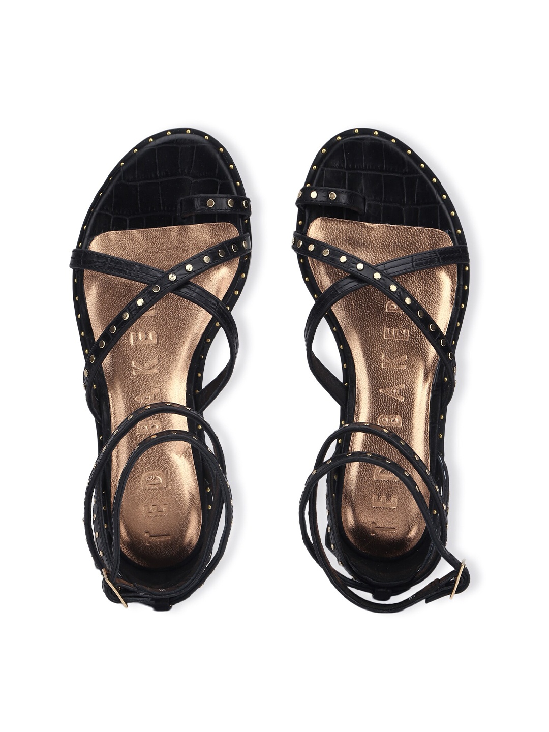 

Ted Baker Women Black Open Toe Flats