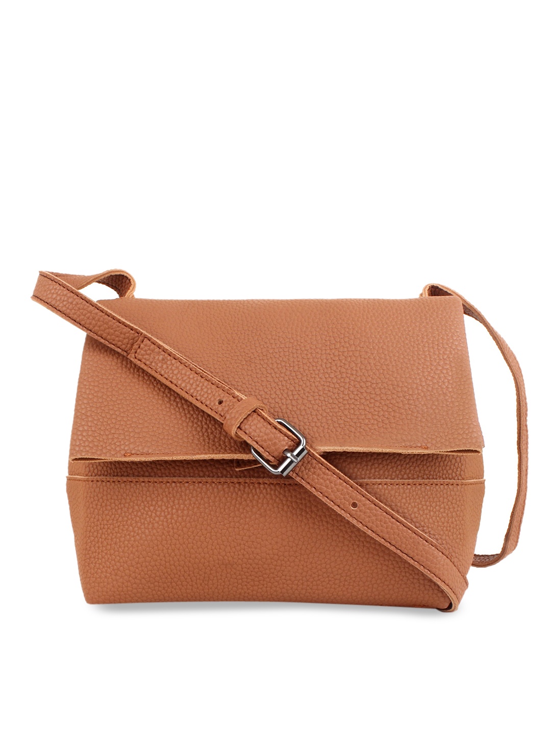 

LEGAL BRIBE Brown PU Structured Sling Bag