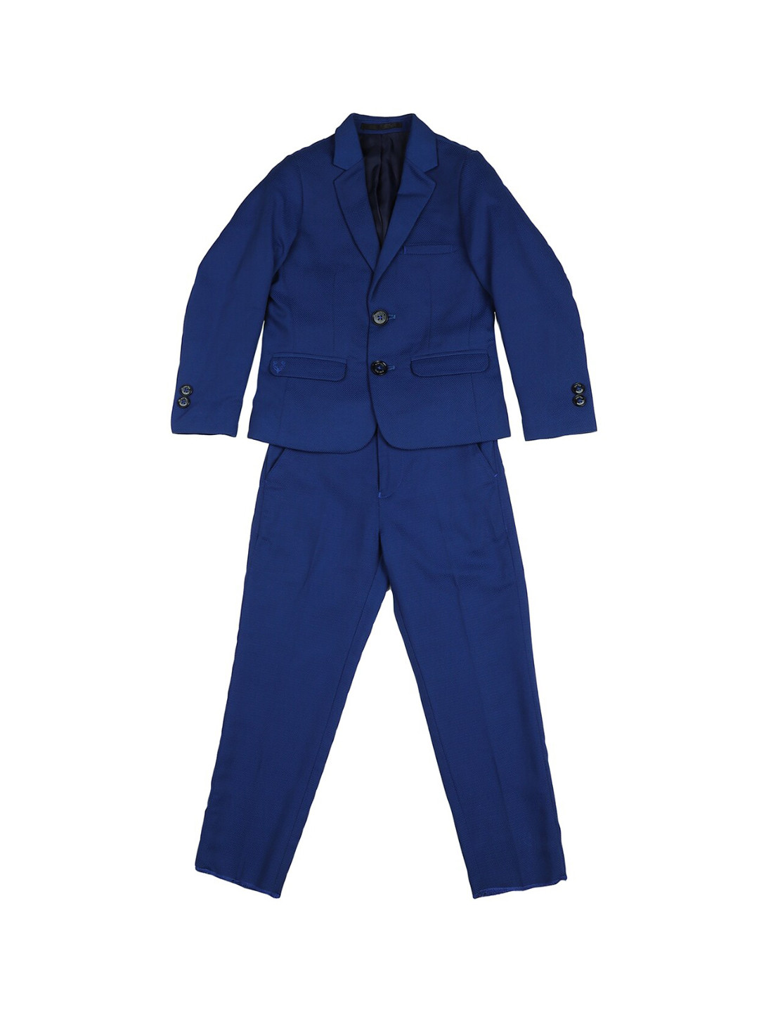 

Allen Solly Junior Boys Blue Solid Single-Breasted Two-Piece Suit