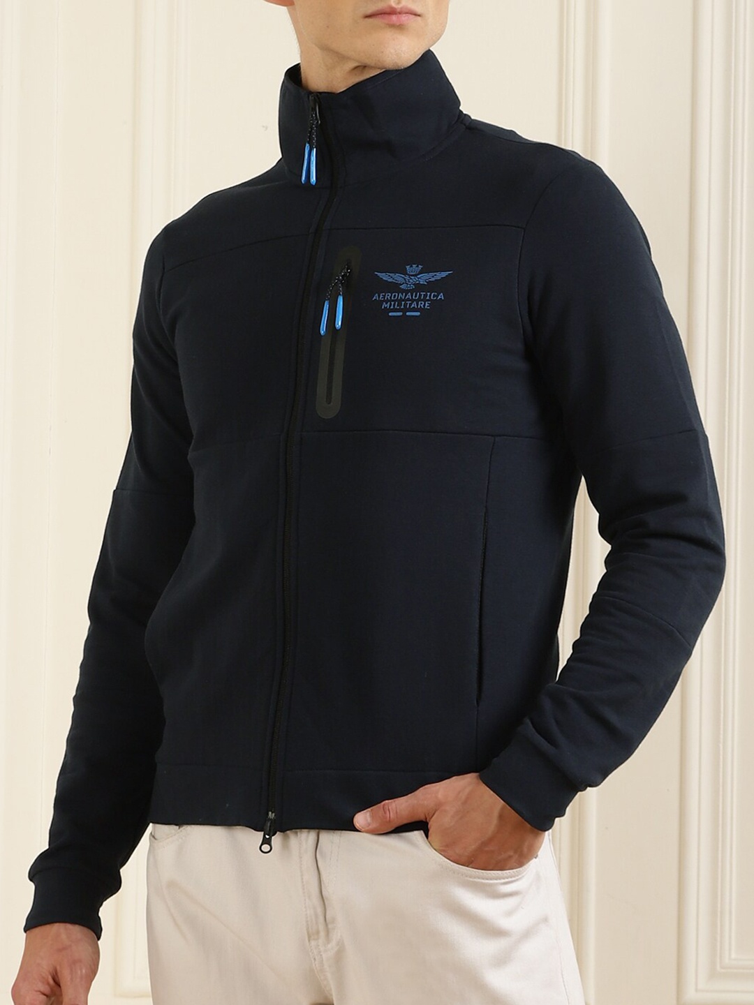 

Aeronautica Militare Men Navy Blue Sweatshirt