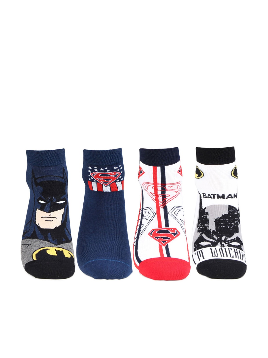 

Bonjour Men Pack of 4 Assorted Ankle Length Socks