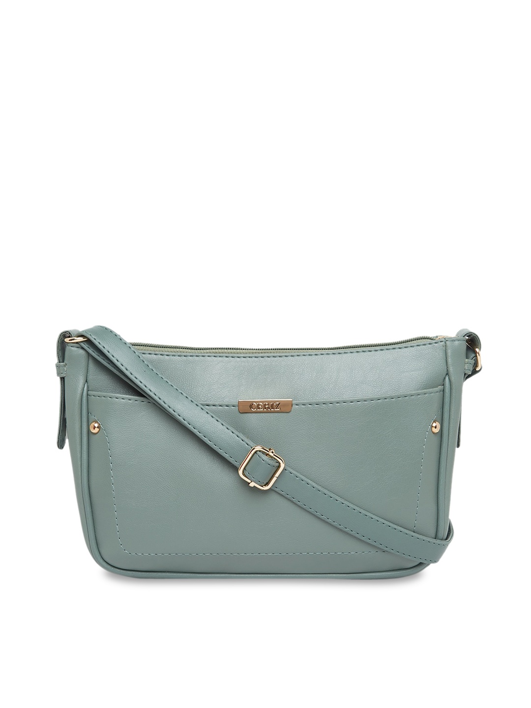 

CERIZ Green Structured Sling Bag