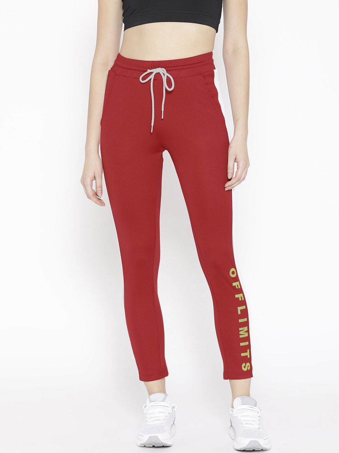 

OFF LIMITS Women Red Solid Track Pants