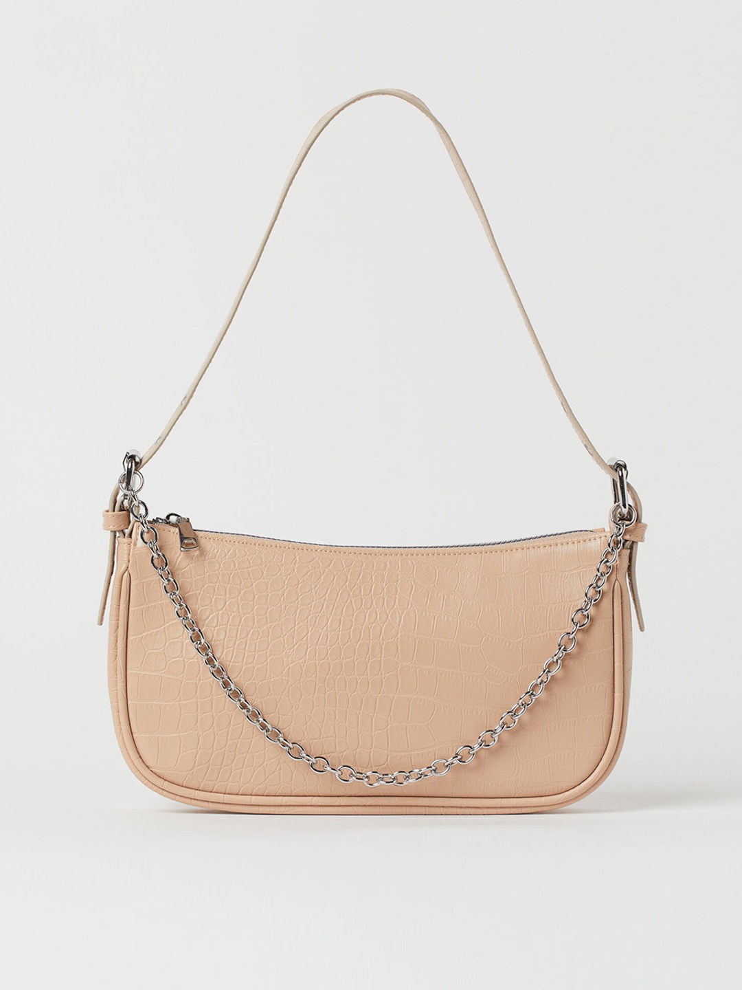 

H&M Women Beige Solid Small Shoulder Bag