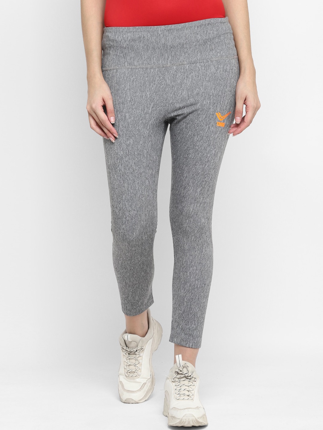

Yuuki Women Grey Melange Solid Tights