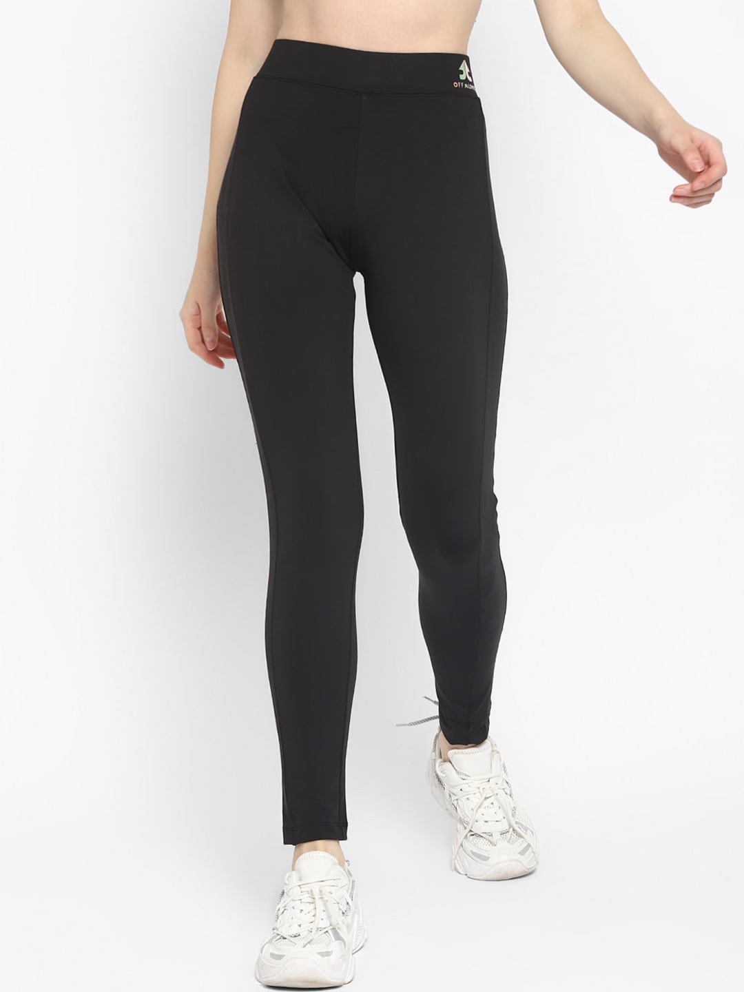 

OFF LIMITS Women Black Solid Tights