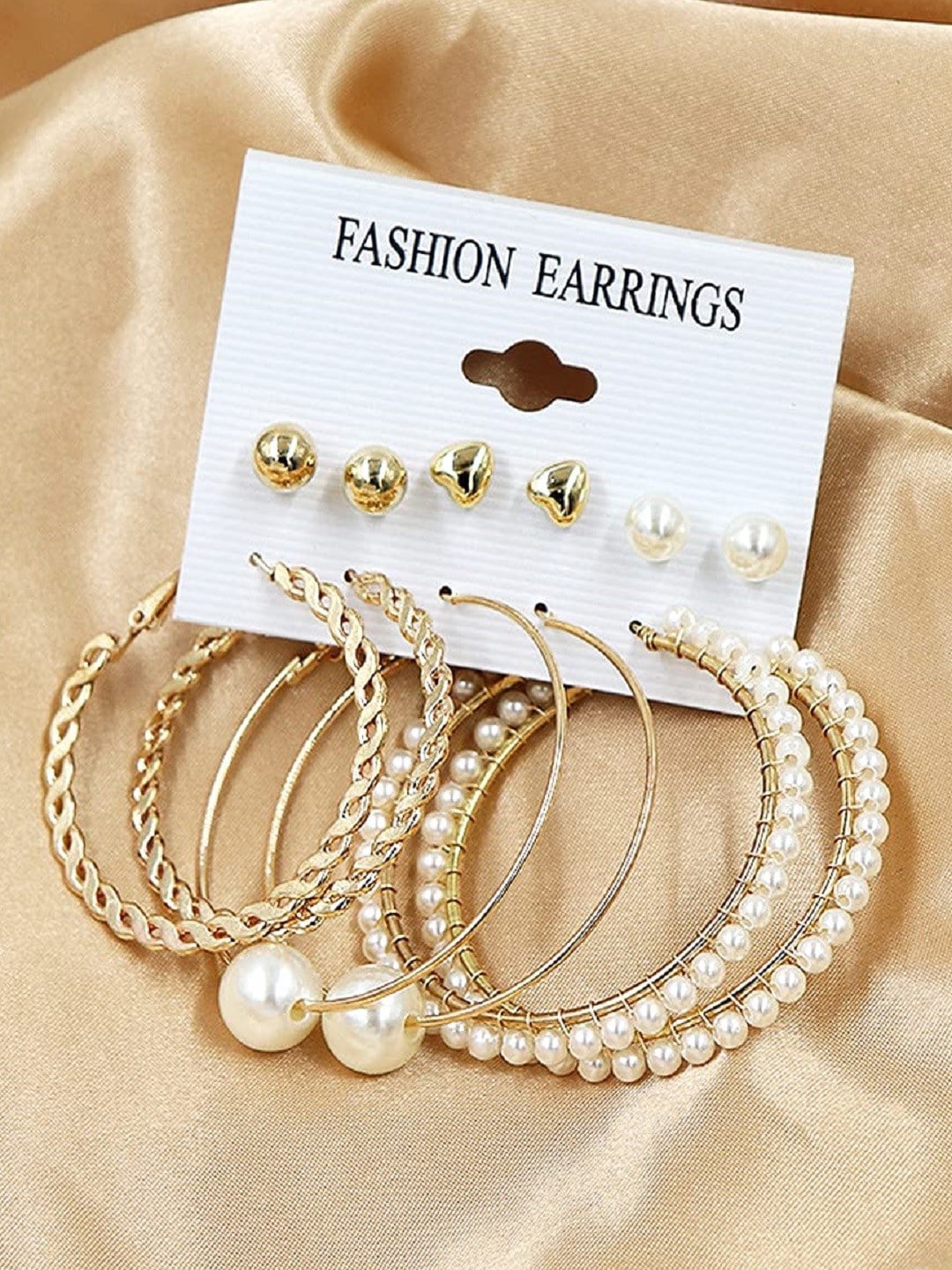 

OOMPH Gold-Toned Circular Hoop Earrings