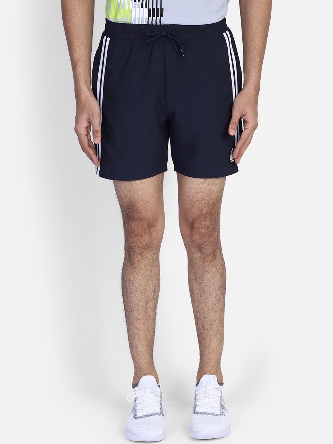 

Yuuki Men Navy Blue Sports Shorts