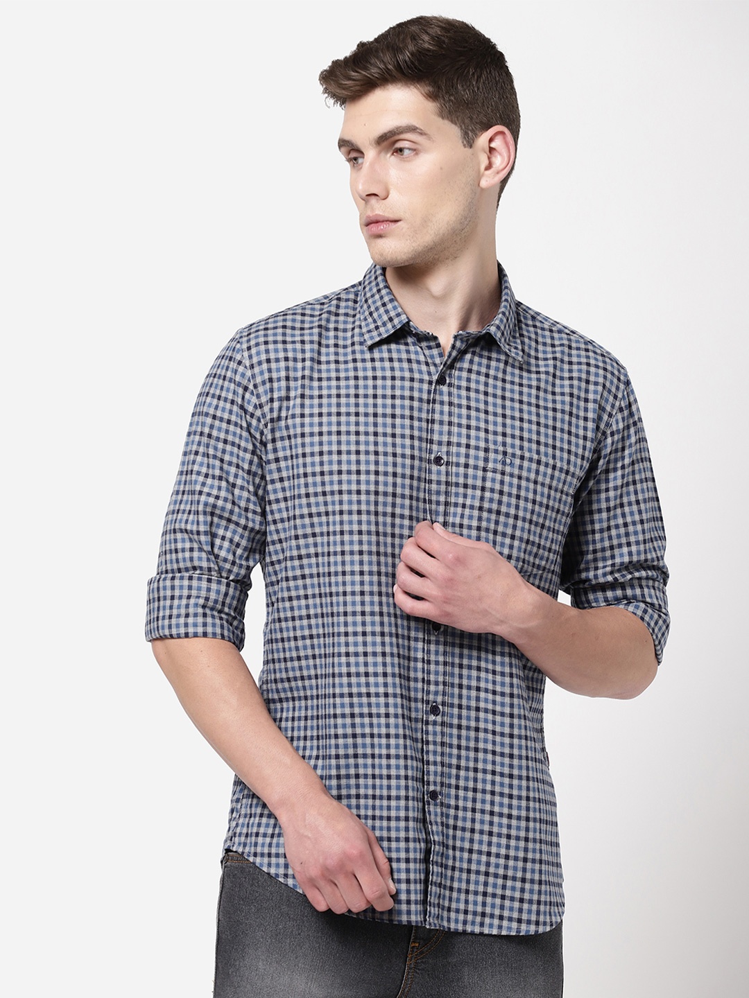 

AD By Arvind Men Checked Casual Shirt, Multi