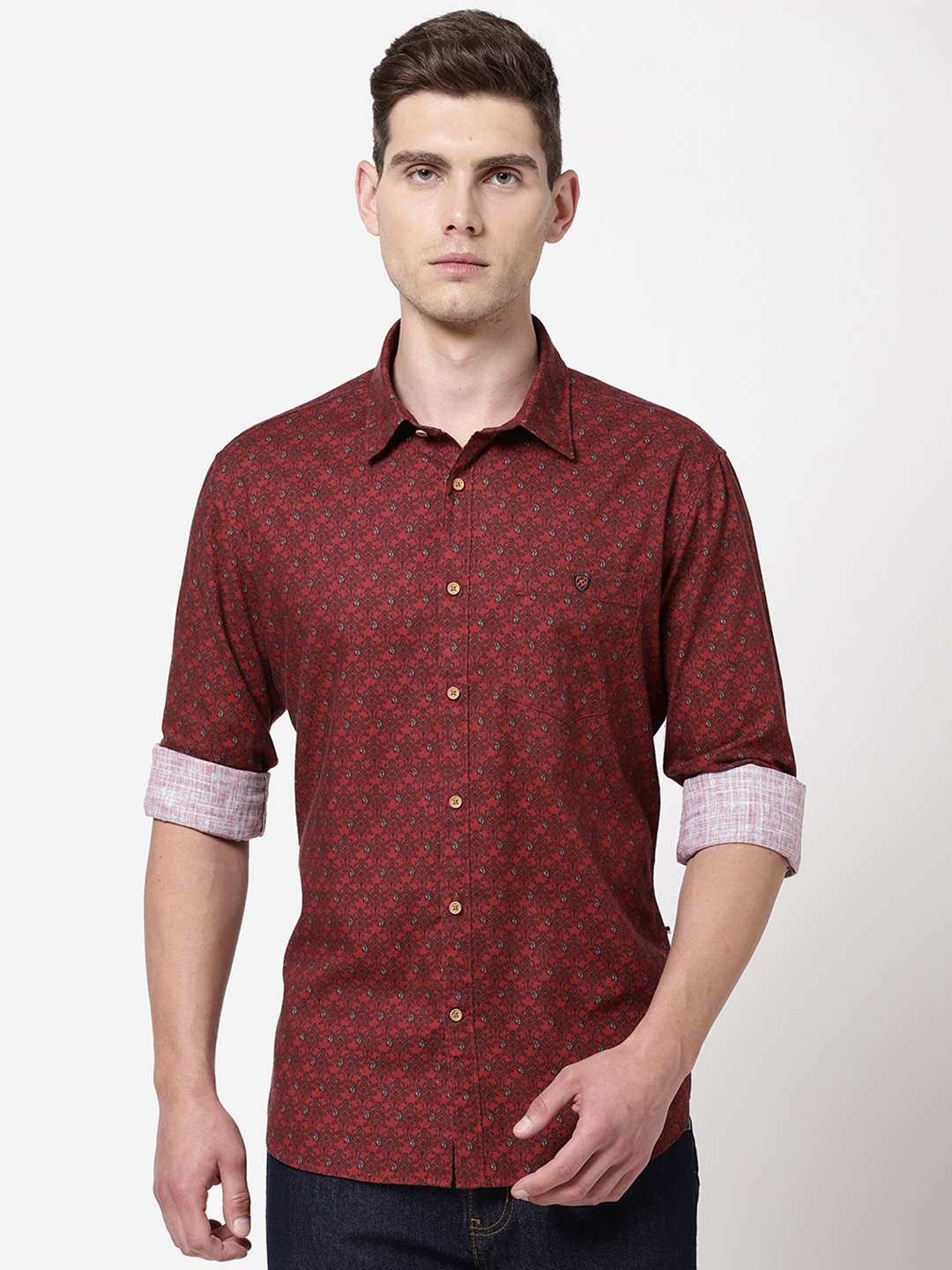 

AD By Arvind Men Multicoloured Printed Casual Shirt, Multi