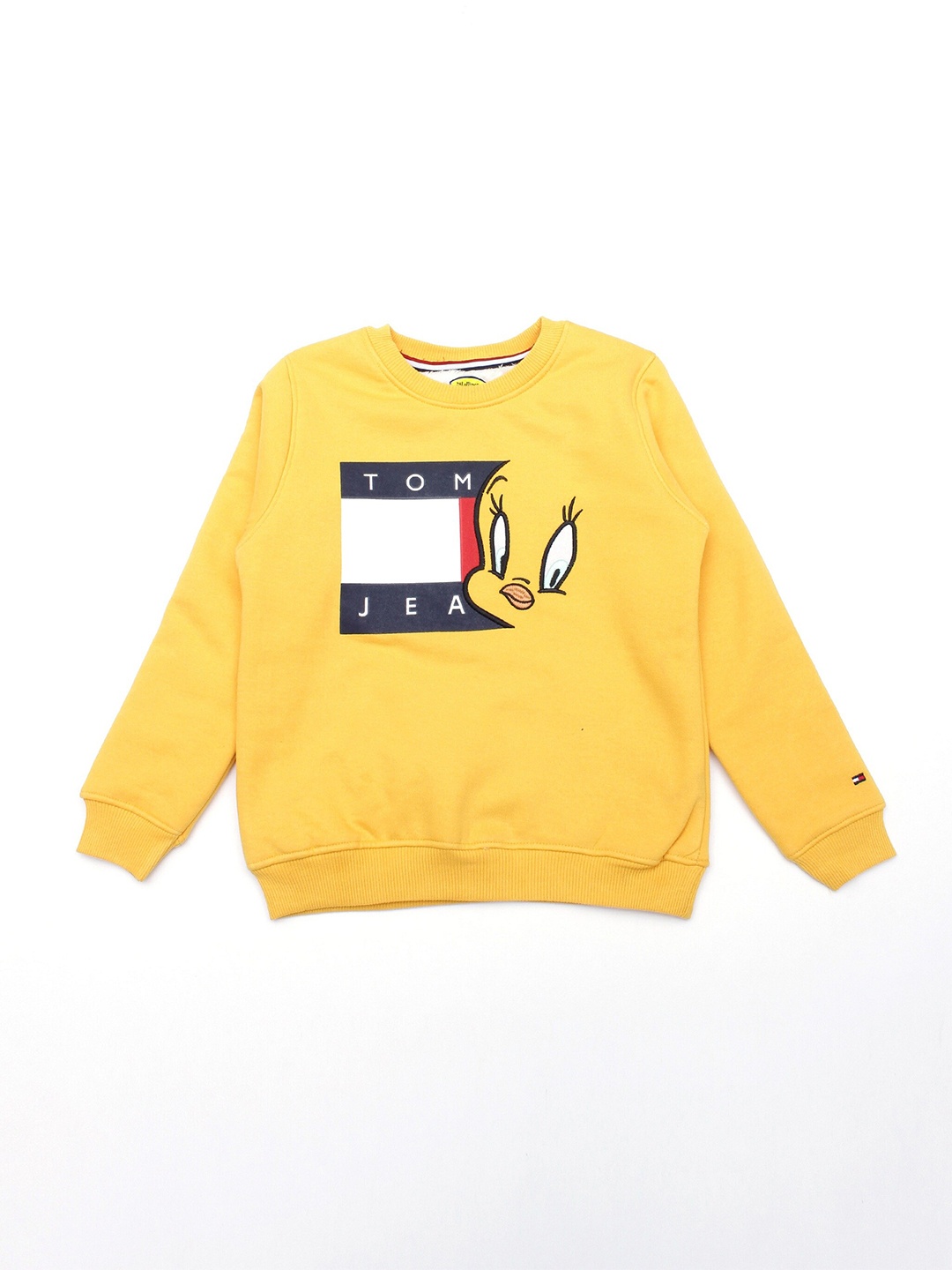 

Lil Lollipop Unisex Kids Yellow Printed Sweatshirt