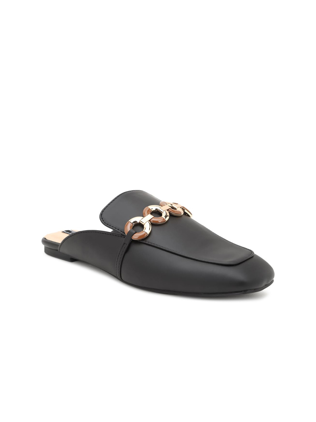 

Van Heusen Woman Women Black PU Loafers