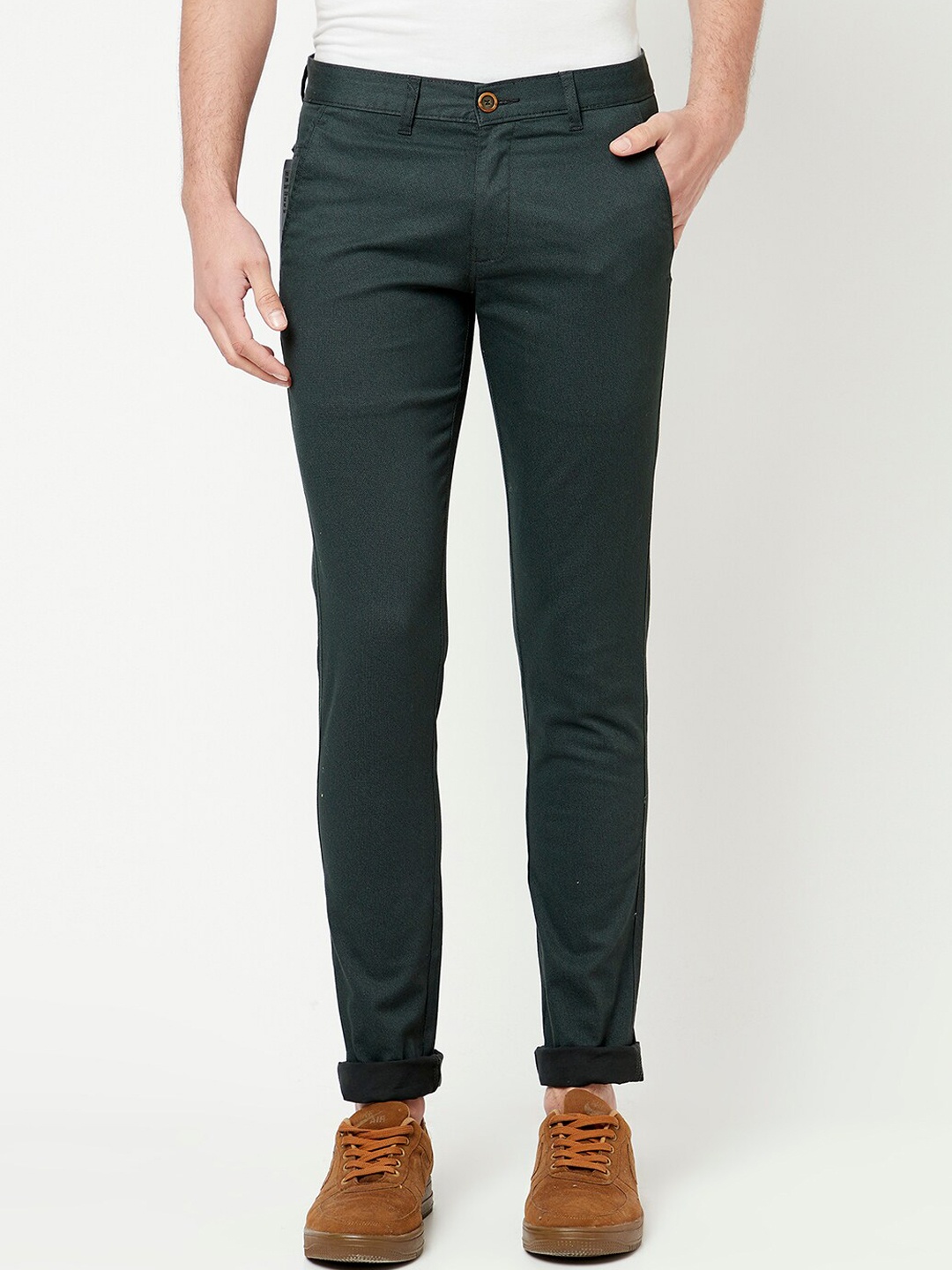 

Octave Men Green Trousers