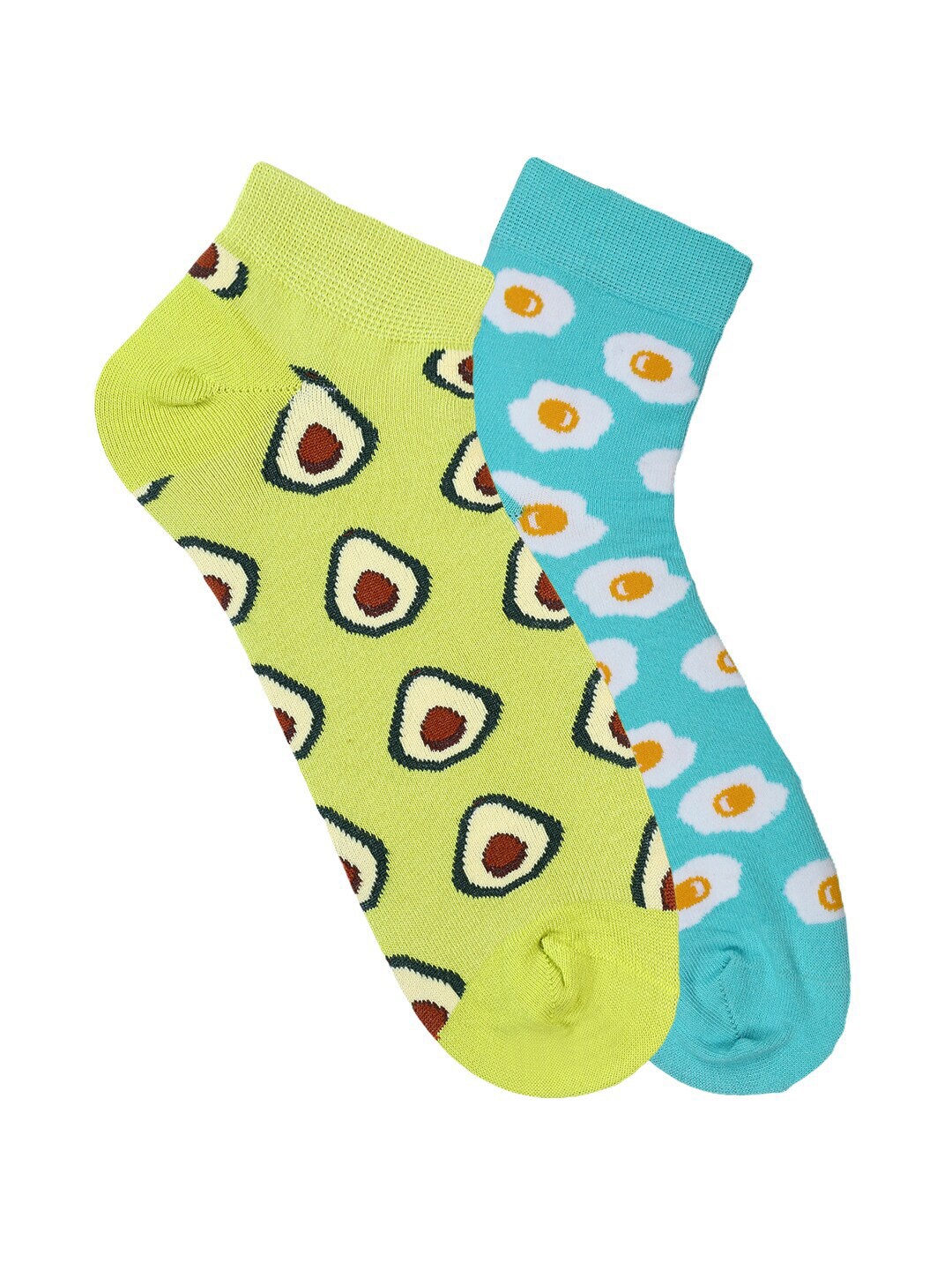 

Soxytoes Unisex Pack Of 2 Assorted Ankle-Length Socks