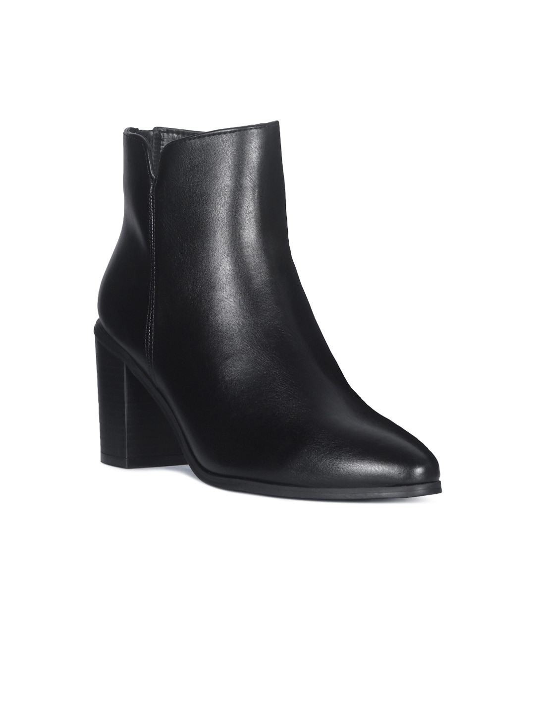 

London Rag Black Block Heeled Boots