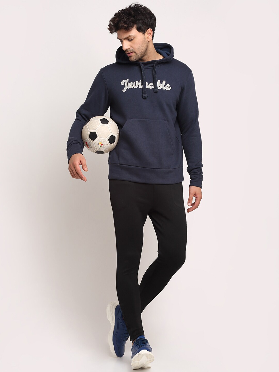 

Invincible Printed Authentic Hoody, Navy blue