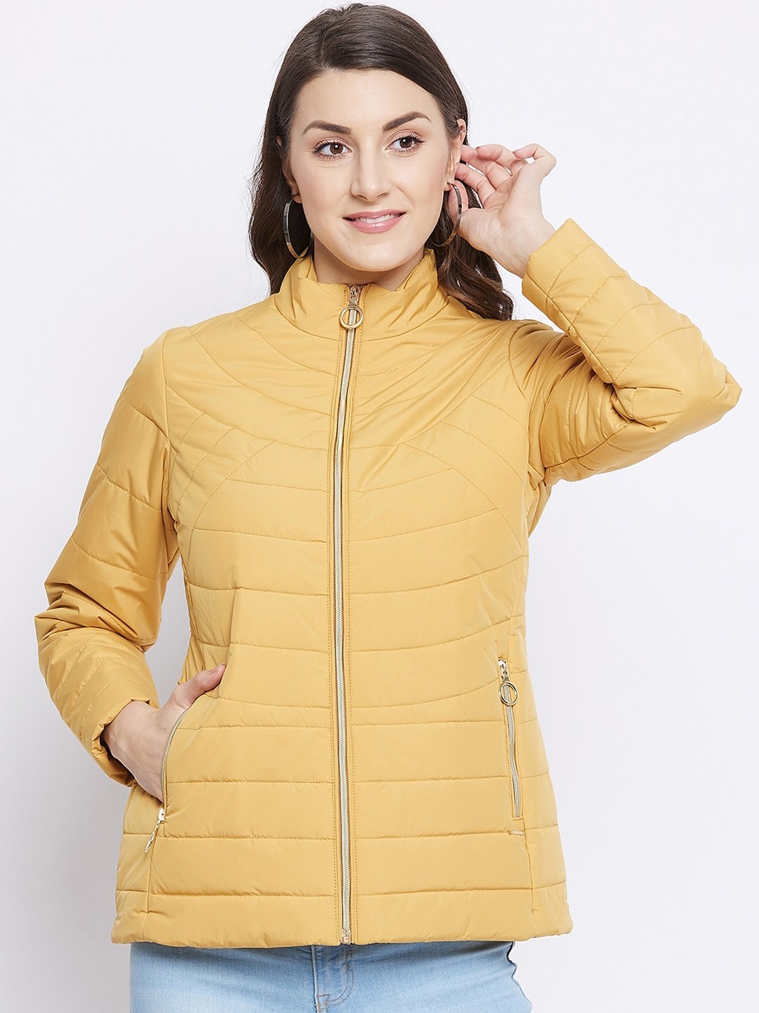 

Duke Women Yellow Puffer Jacket
