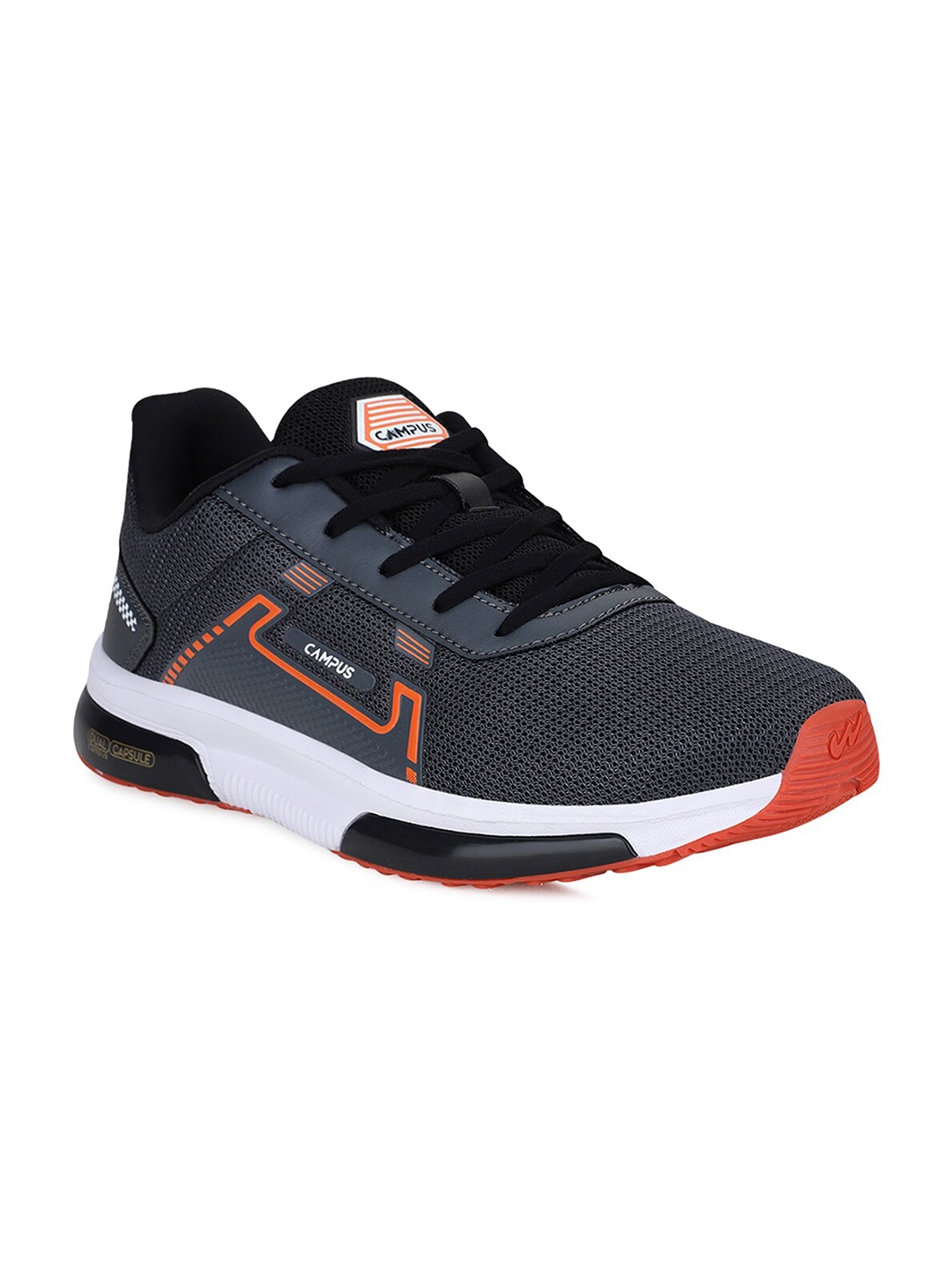 

Campus Men Grey Mesh Running Shoes
