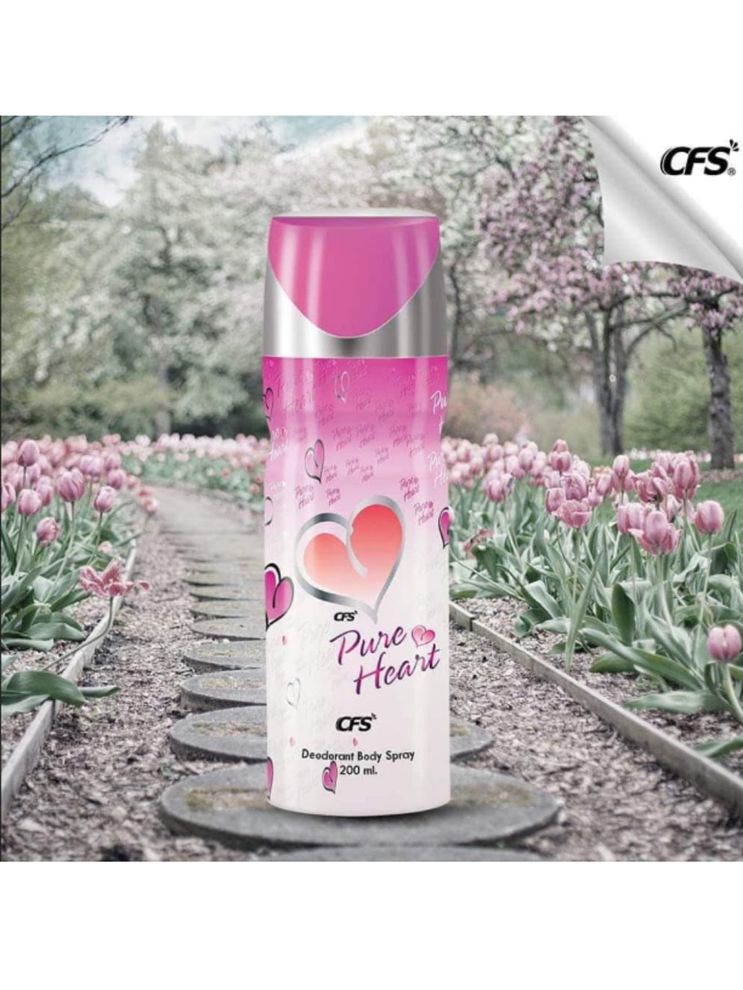 

CFS Pure Heart Deodorant Spray 200 ml, Pink