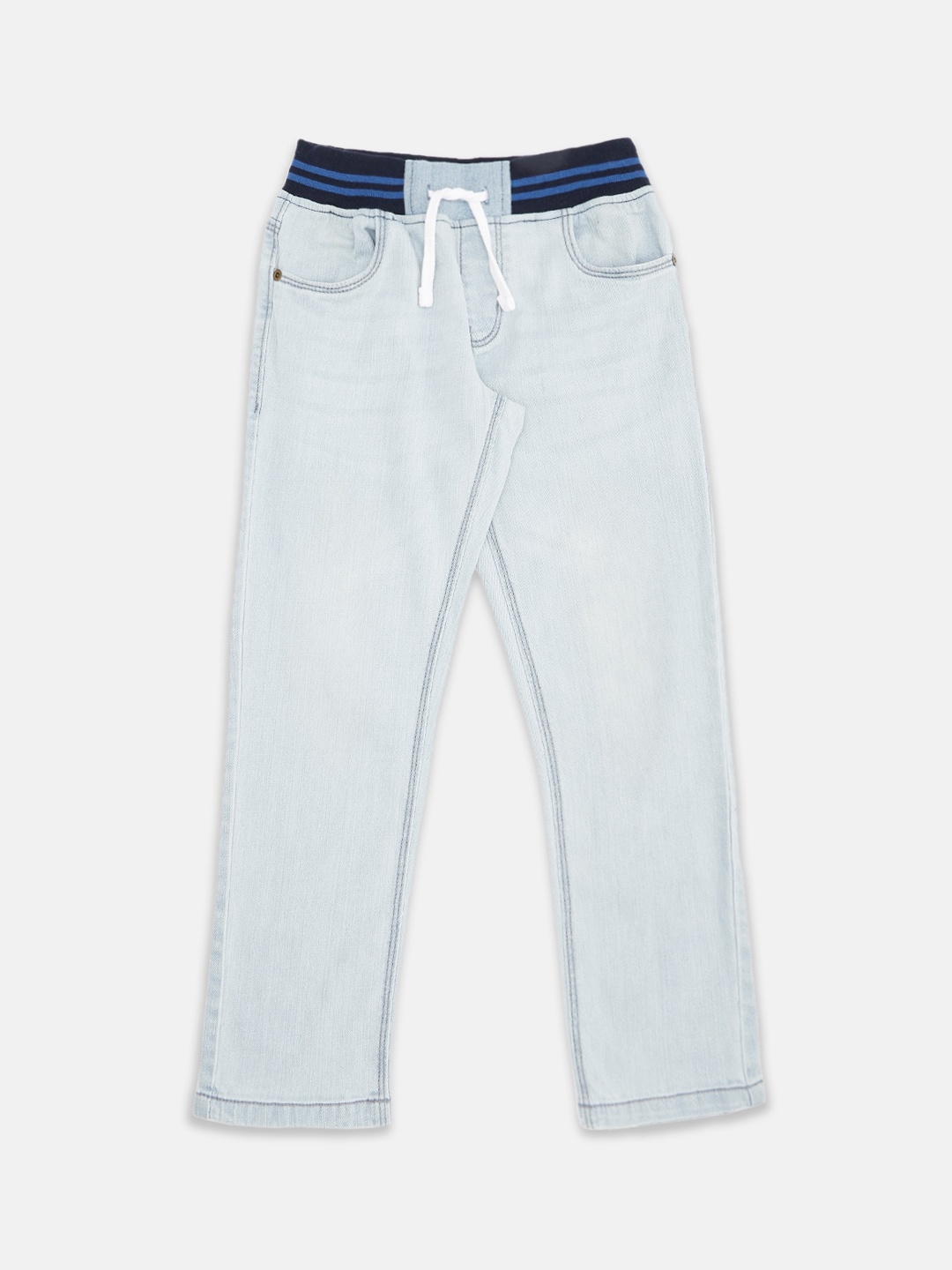 

Pantaloons Junior Boys Blue Tapered Fit Jeans
