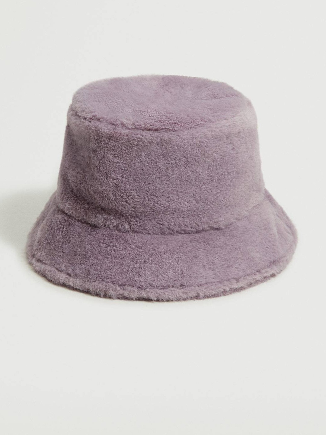 

MANGO Women Lavender Solid Bucket Hat