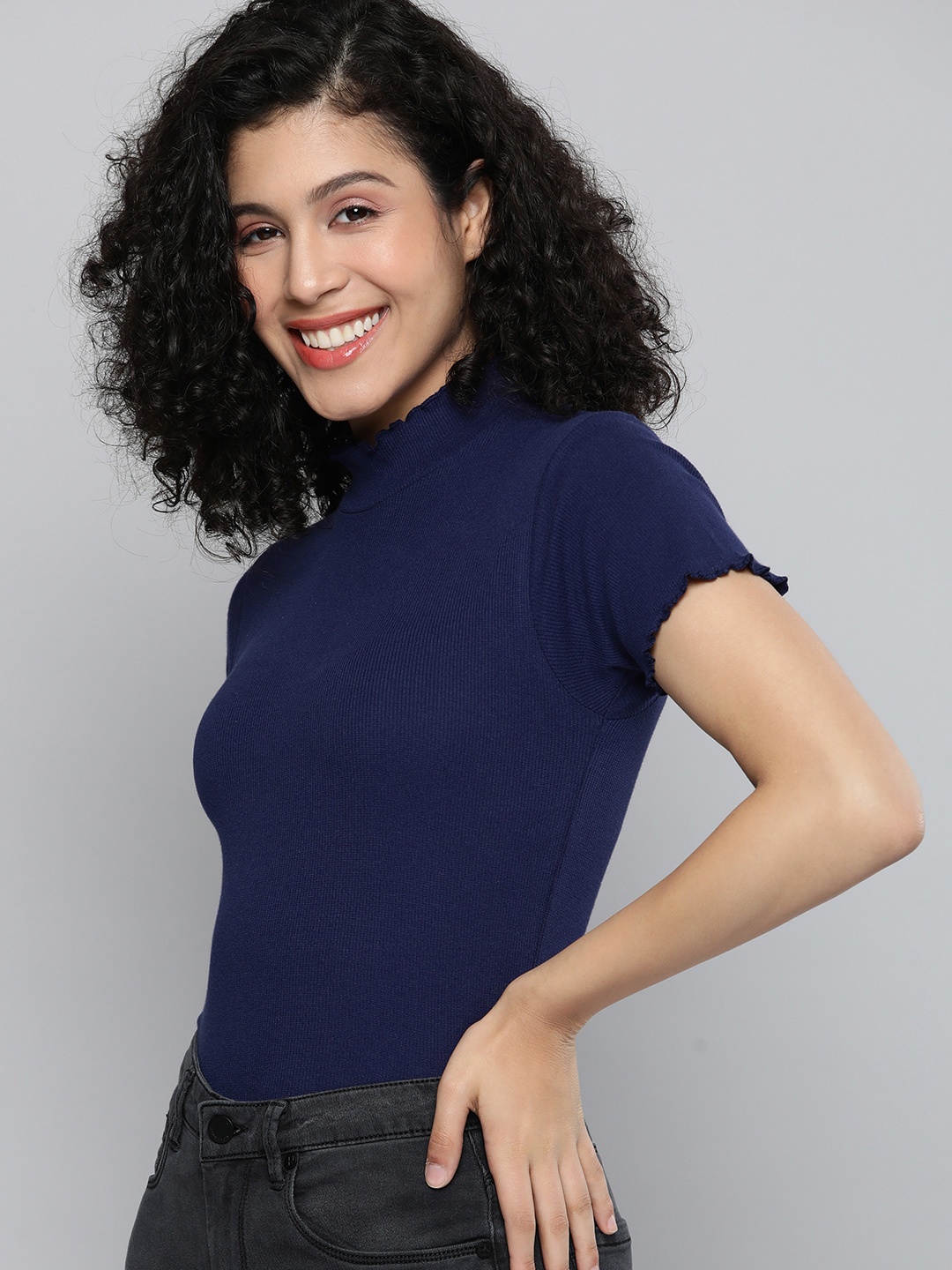 

HERE&NOW Navy Blue Top