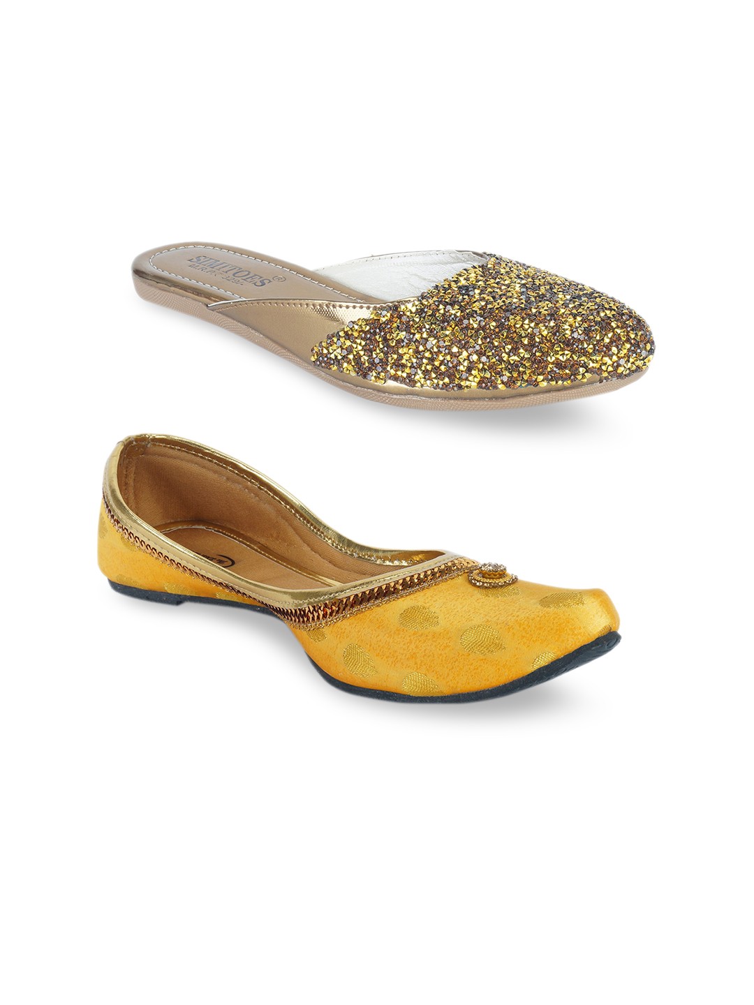 

The Desi Dulhan Women Multicoloured Ballerinas Flats, Multi