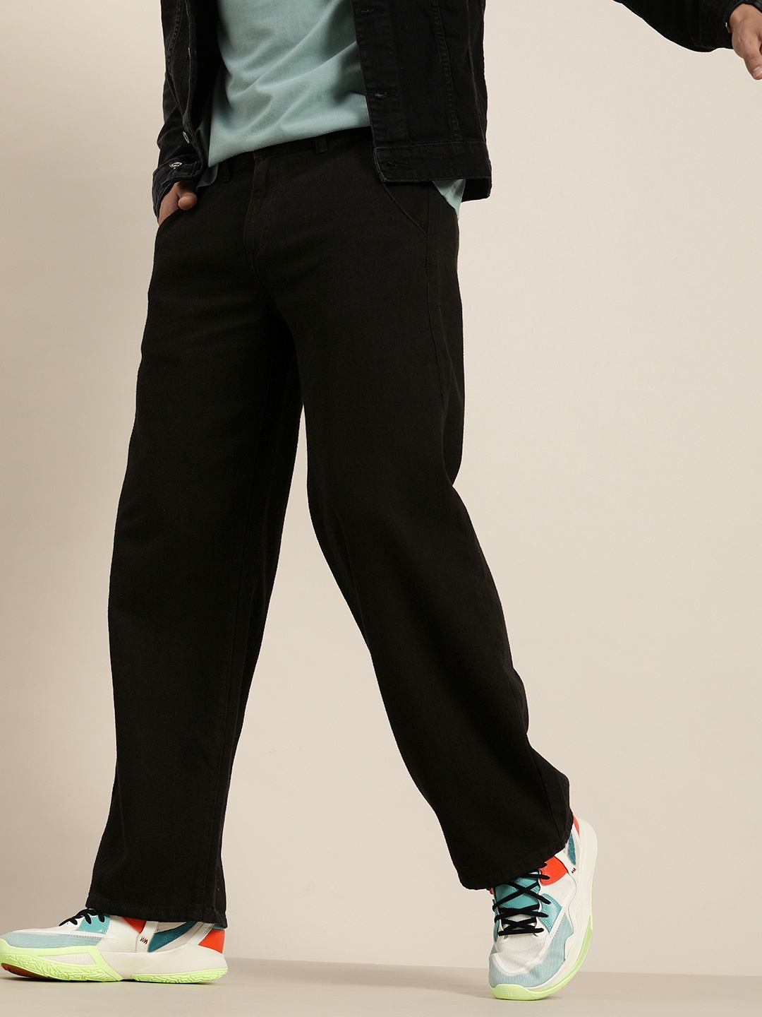 

Moda Rapido Men Black Baggy Fit Jeans