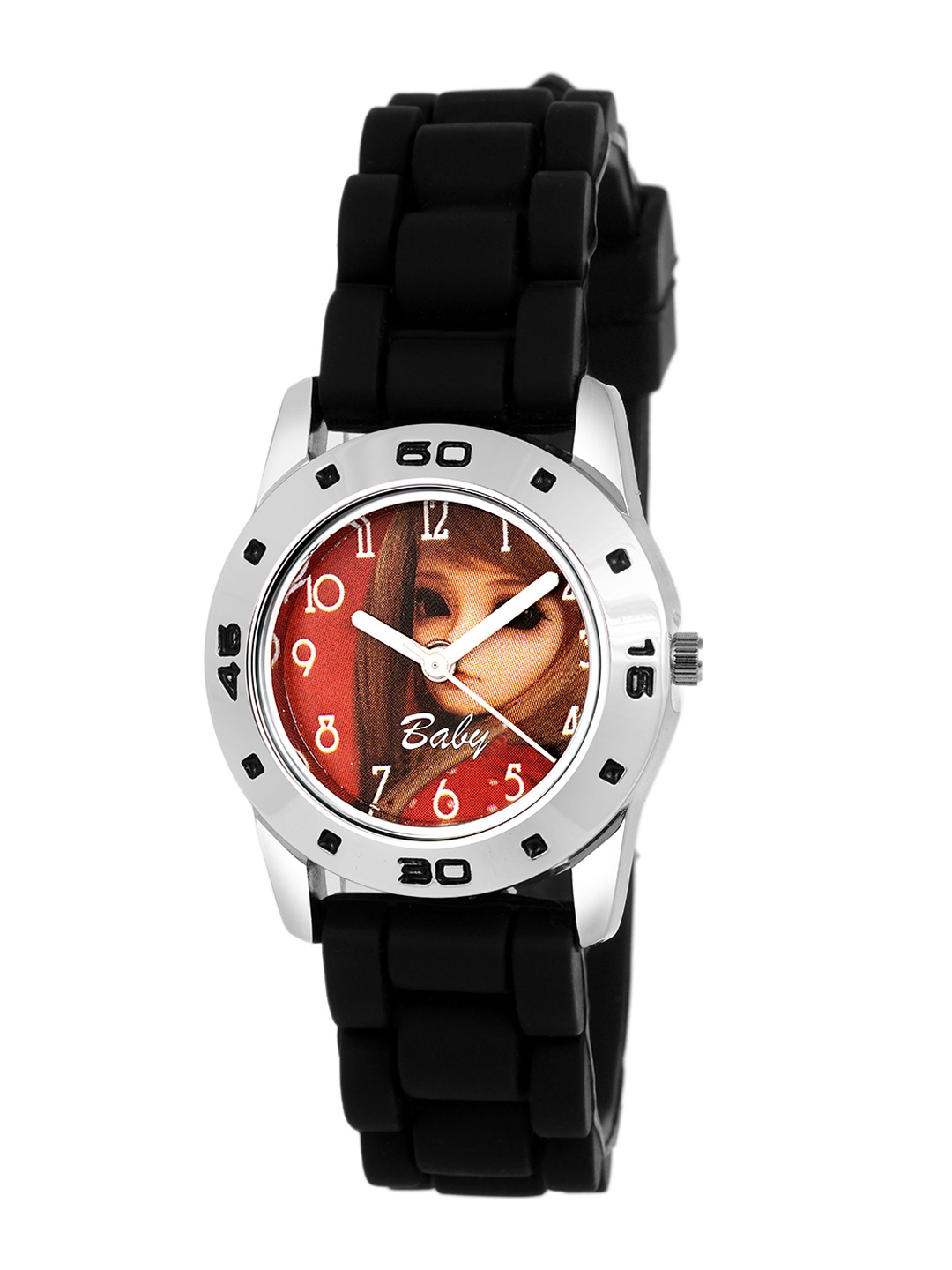 

Kool Kidz Unisex Kids Multicoloured Printed Dial & Black Straps Analogue Watch KOOL KIDZ KK 108 BK 02