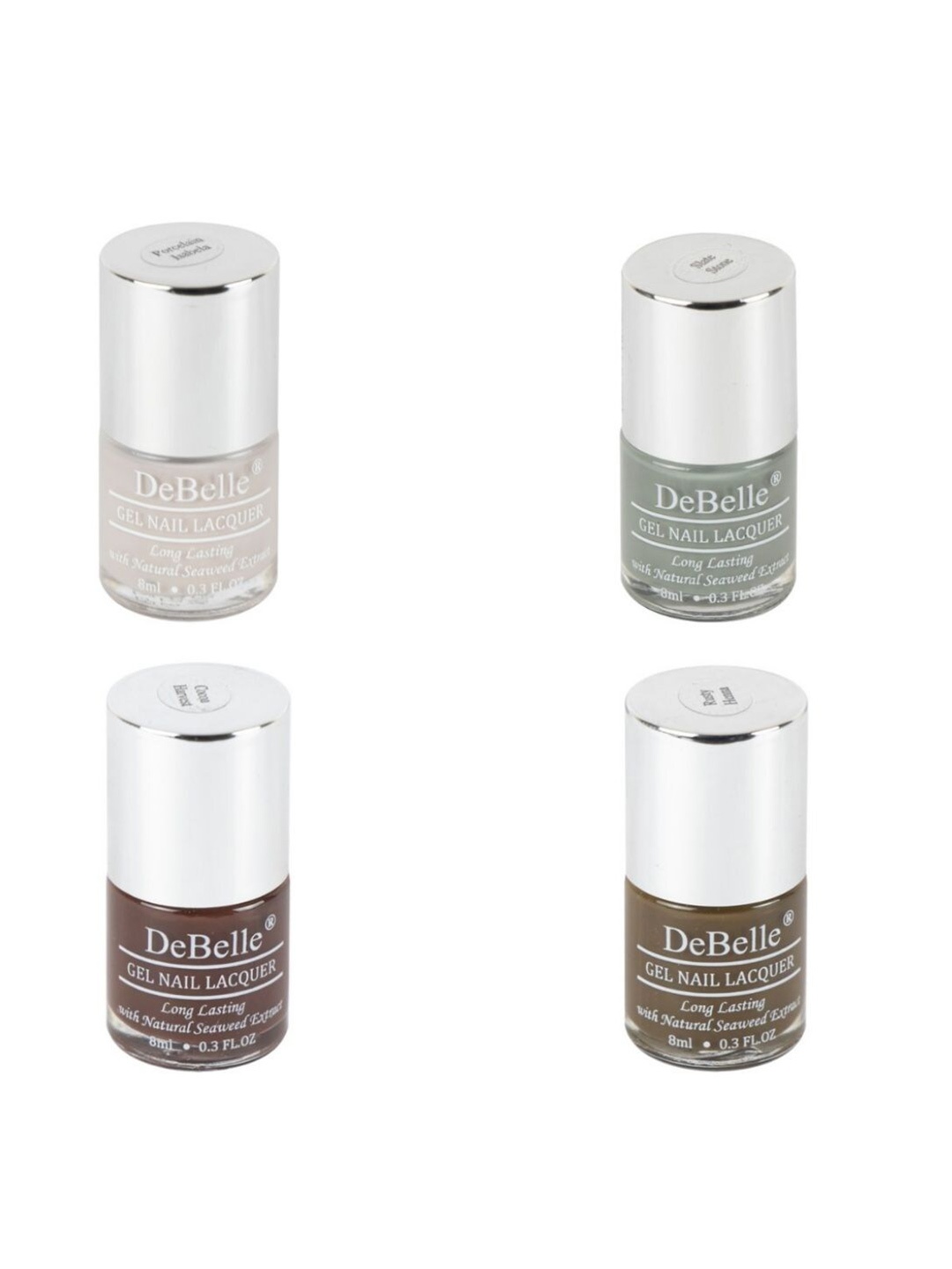

DeBelle Set of 4 Pina Colada Pastels Gel Nail Lacquers - 8ml Each, Multi