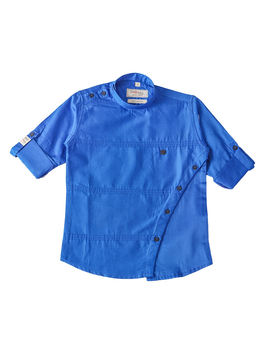 

Dapper dudes Boys Blue Casual Shirt