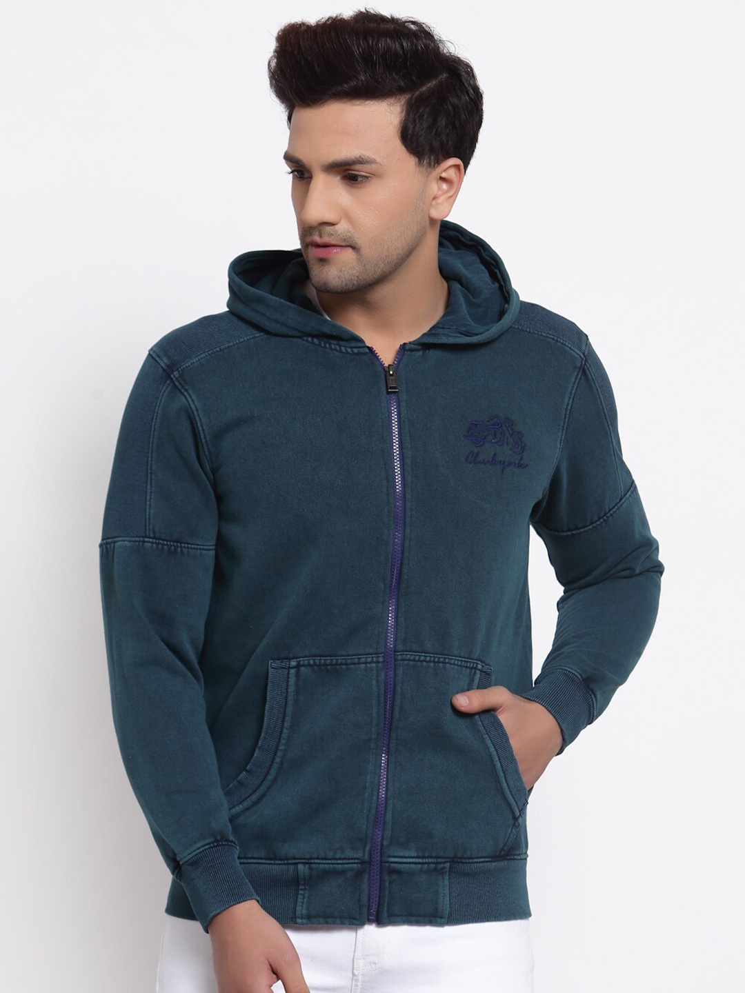 

Club York Men Green Sweatshirt