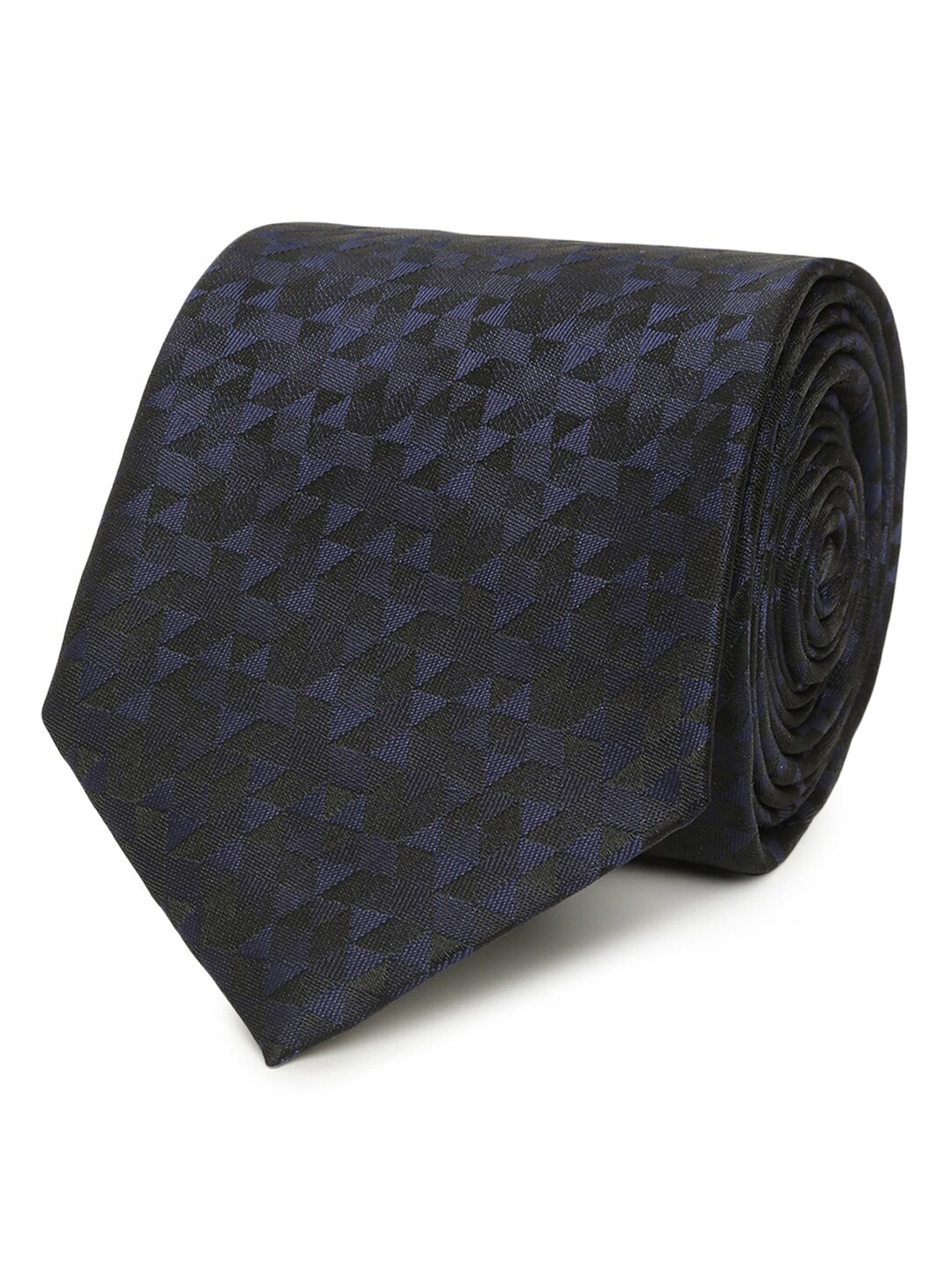 

Tossido Men Blue Woven Design Broad Tie