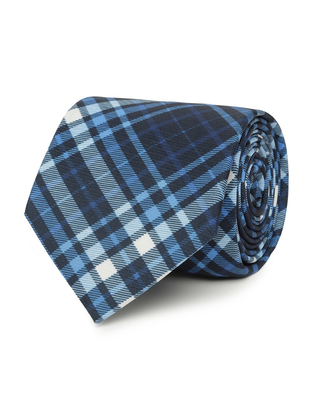 

Tossido Men Blue Checked Broad Tie