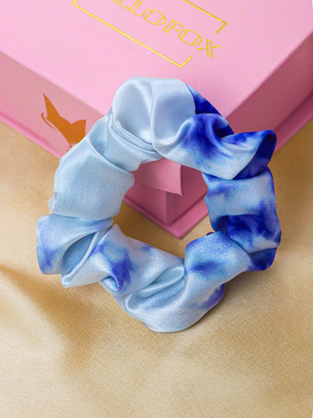 

Bellofox Women Purple & White Tie & Dye Scrunchies Ponytail Holders