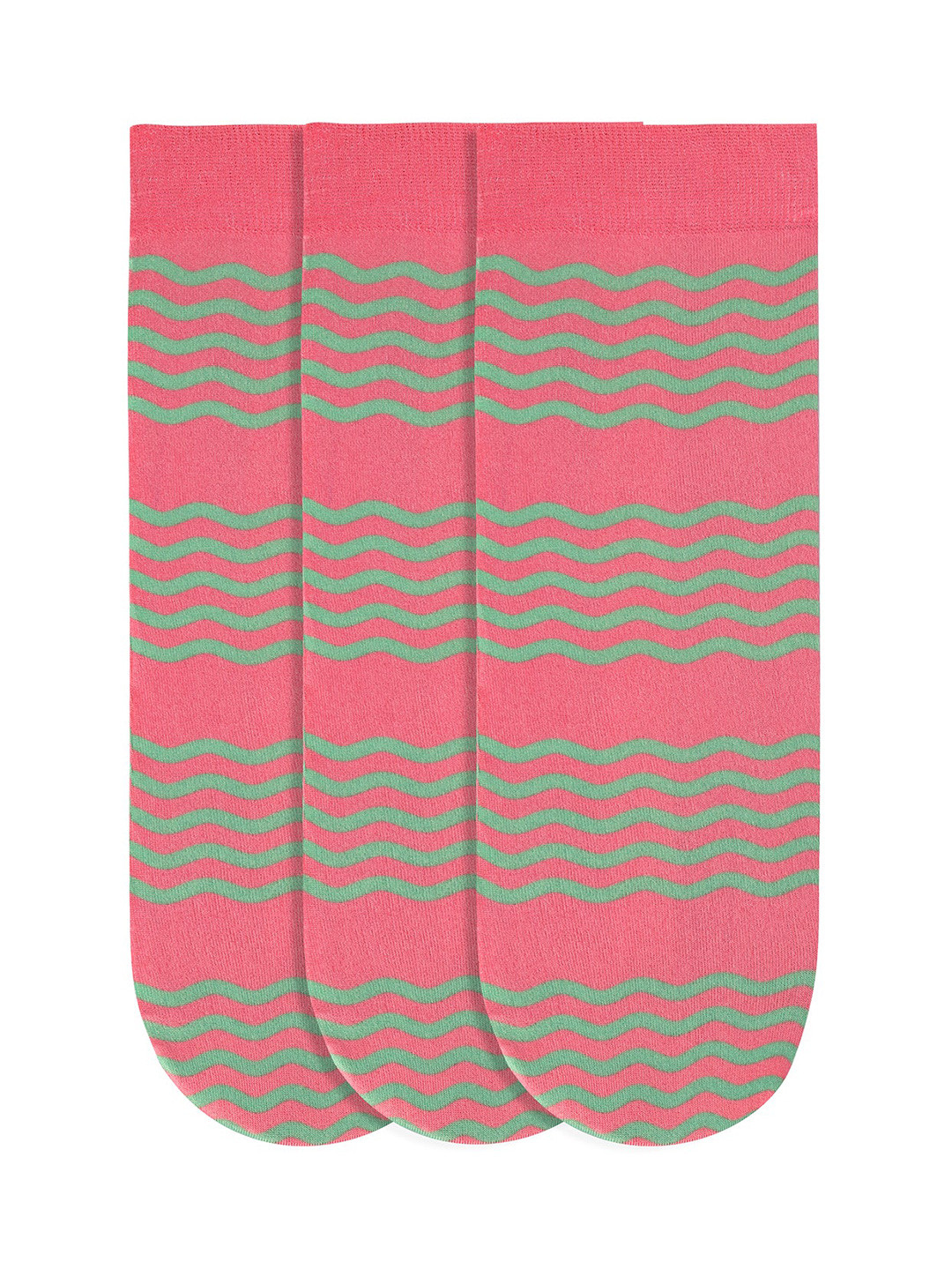 

JUMP USA Woman Pack Of 3 Pink Ankle-Length Socks