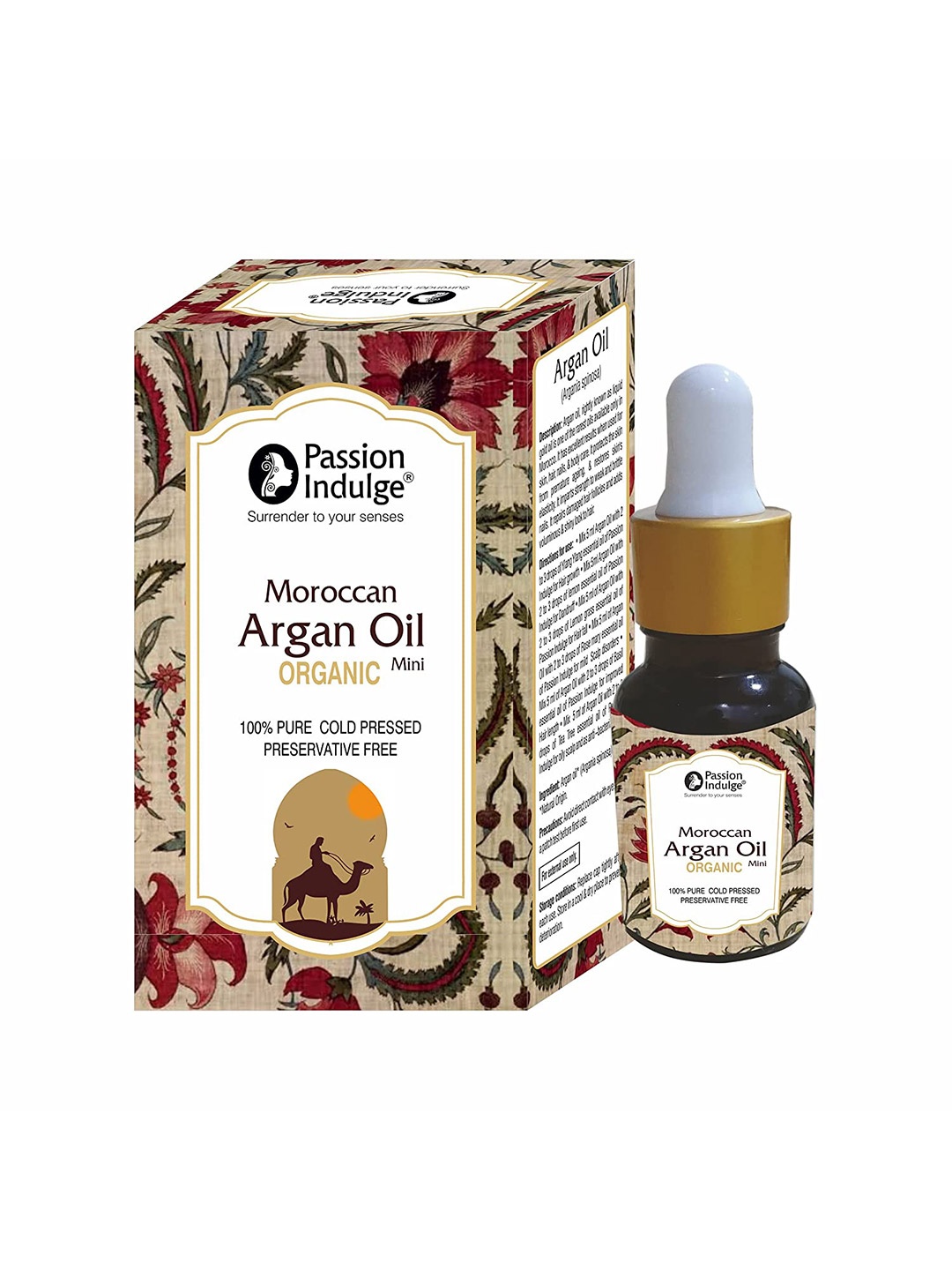 

Passion Indulge Natural Moroccan Argan Carrier Oil 10ml, Multi