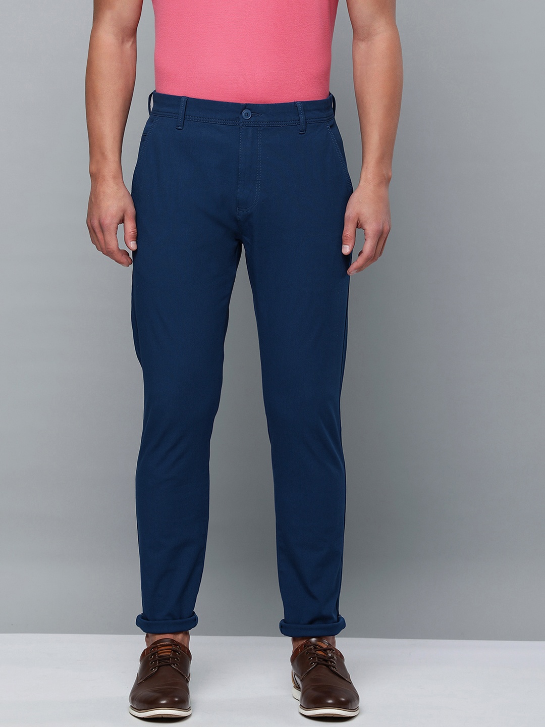 

Levis Men Blue 512 Slim Tapered Fit Chinos Trousers