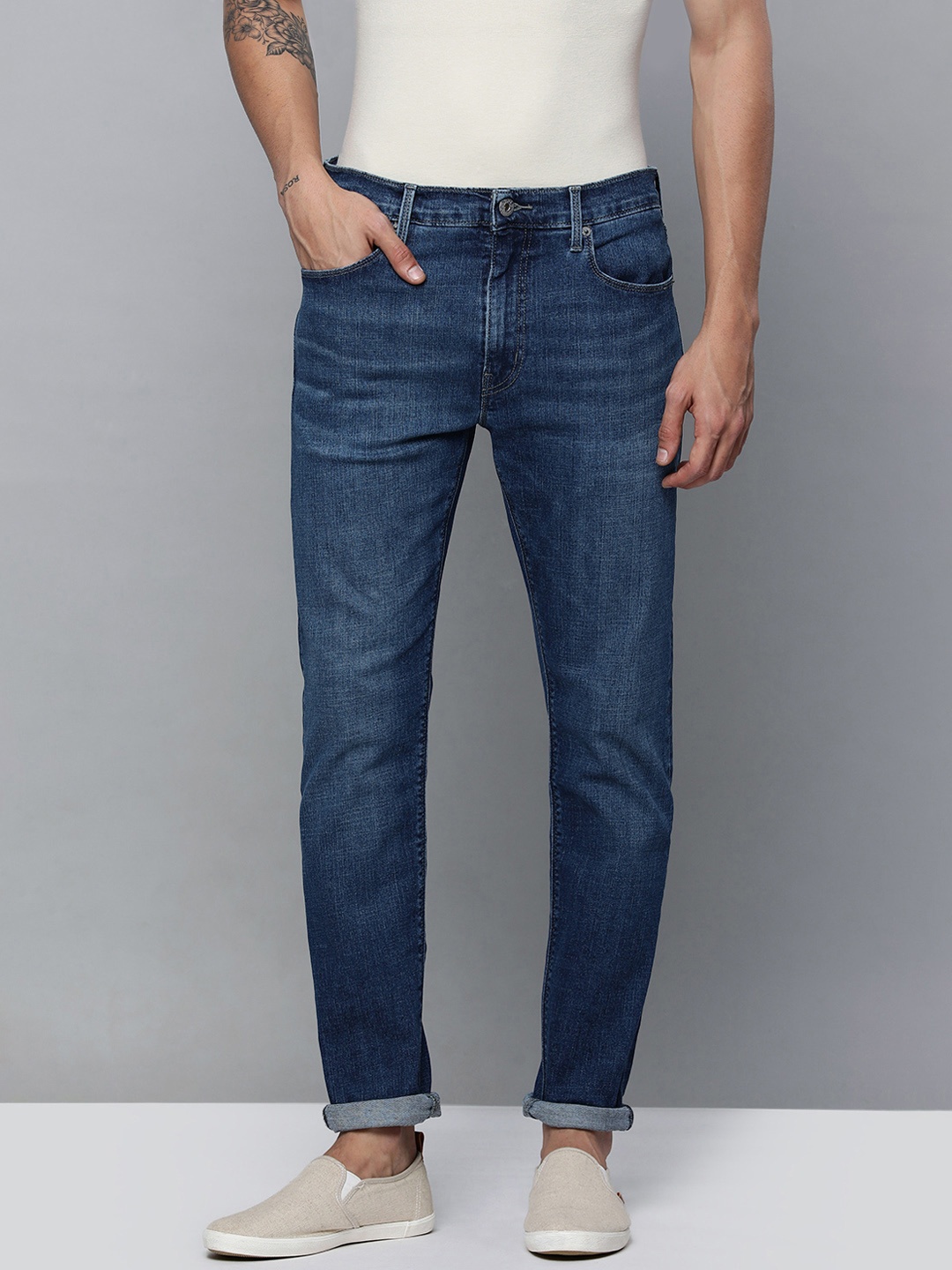 

Levis Men Blue Slim Fit Light Fade Stretchable Jeans