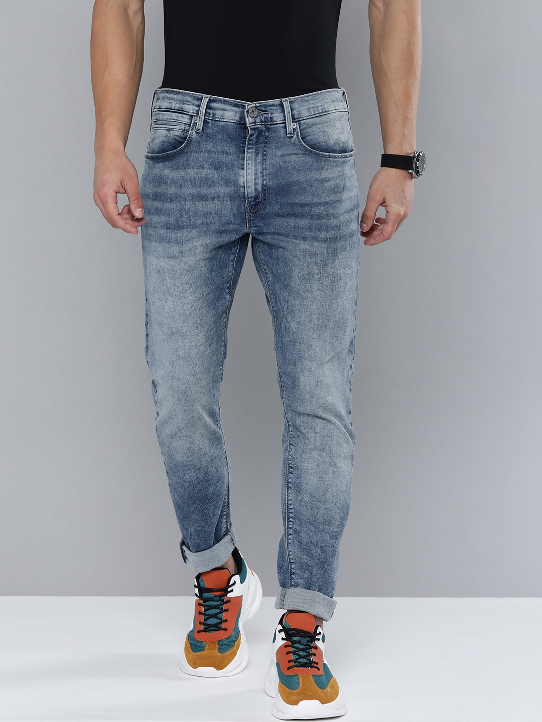 

Levis Men Blue Slim Fit Light Fade Stretchable Casual Jeans