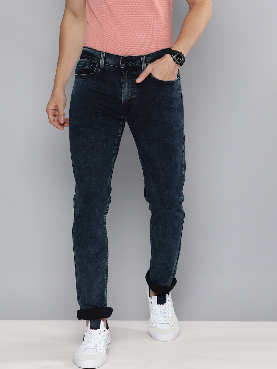

Levis Men Blue Light Fade Stretchable Slim Fit Casual Jeans