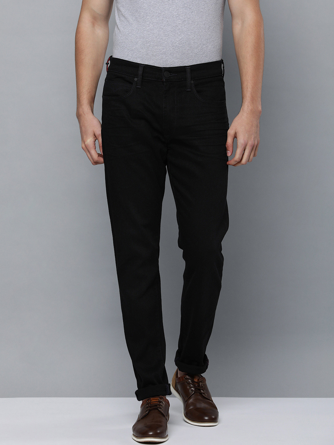 

Levis Men 512 Black Slim Fit Mid-Rise Stretchable Jeans