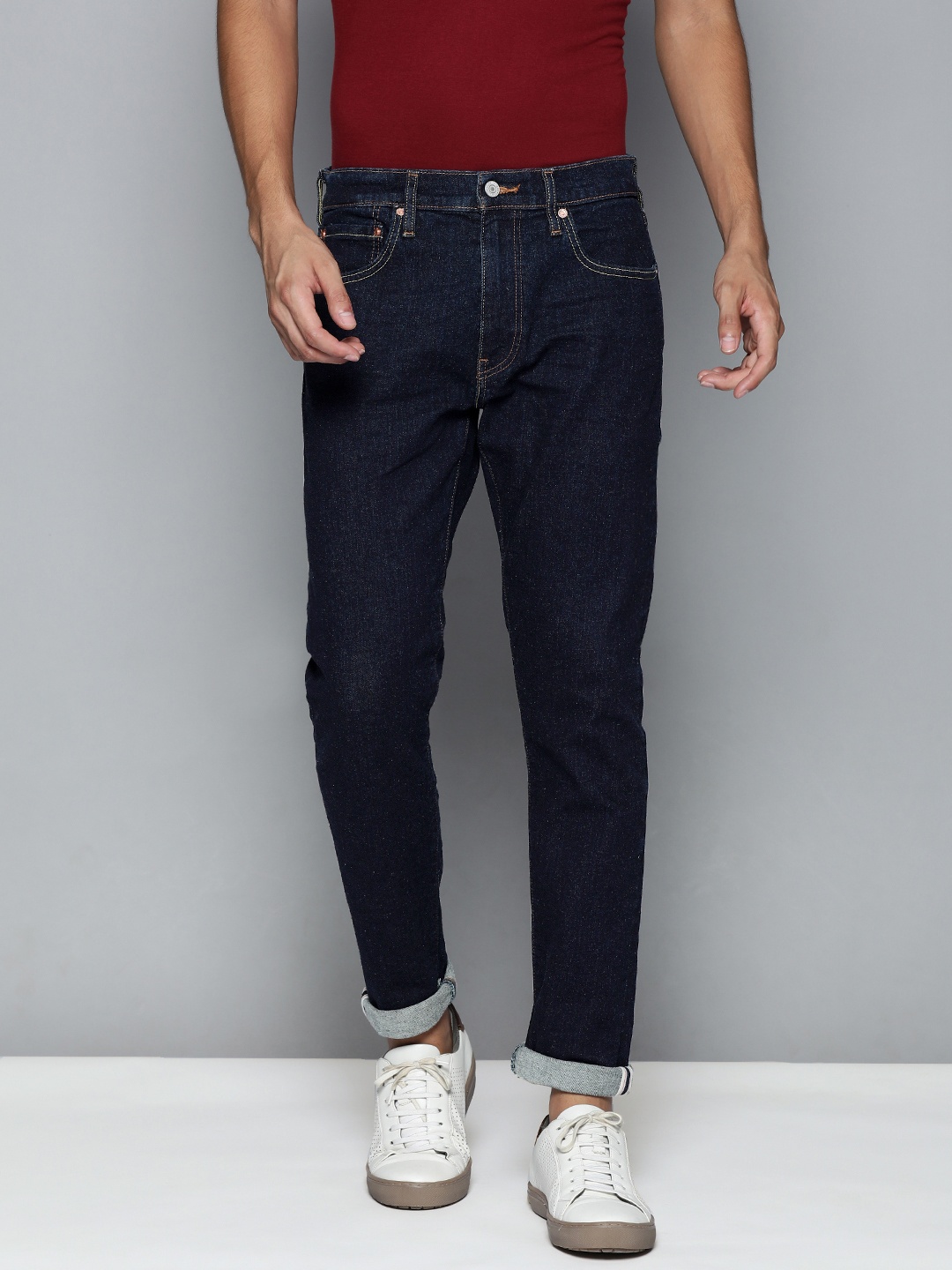 

Levis Men Blue 512 Slim Tapered Fit Mid-Rise Stretchable Jeans