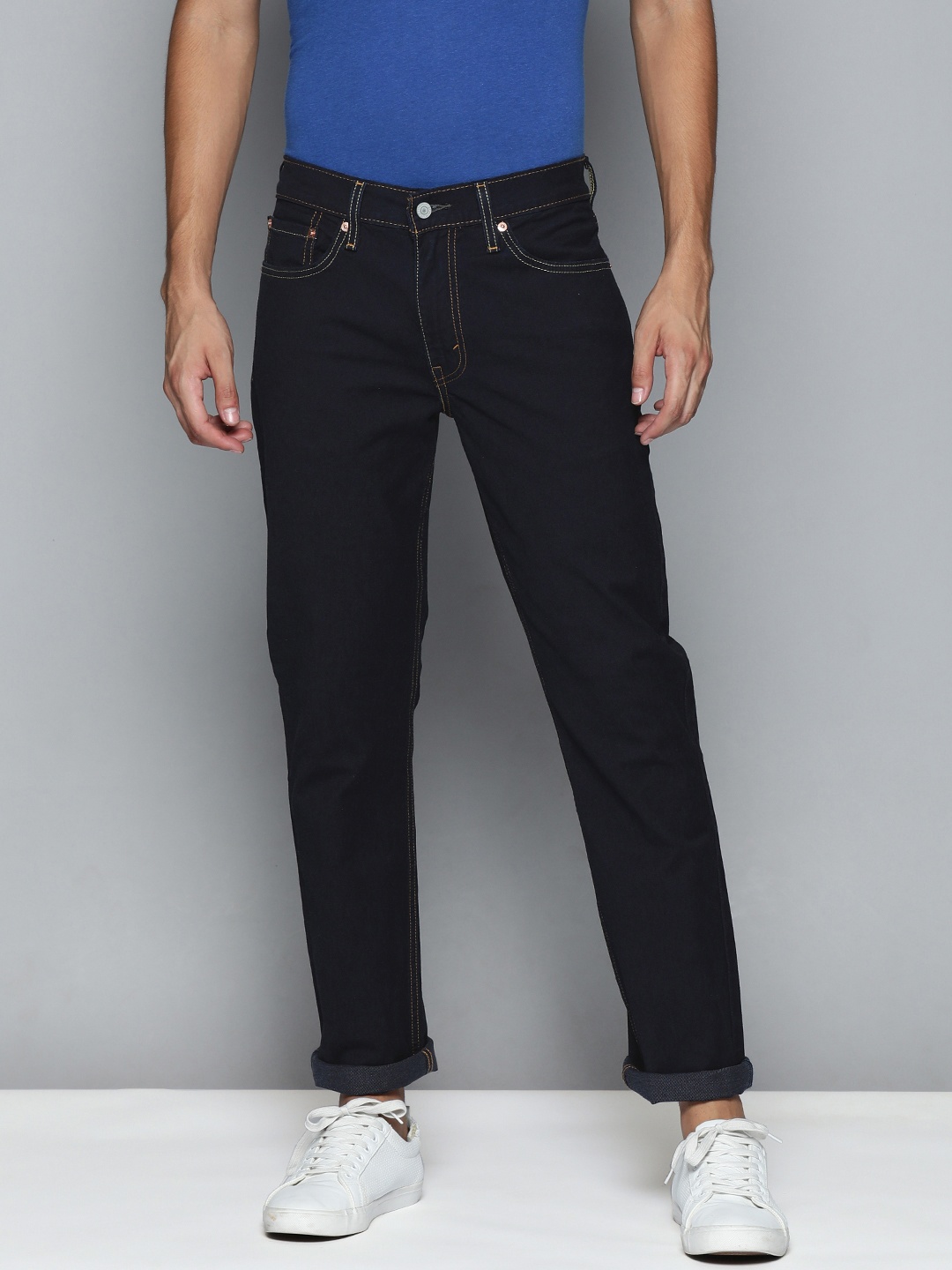

Levis Men Navy Blue Slim Fit Stretchable Jeans