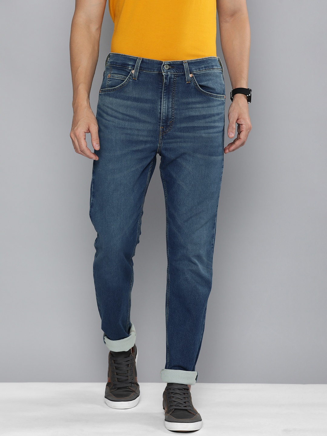 

Levis Men Blue High-Rise Light Fade Stretchable Slim Fit Casual Jeans