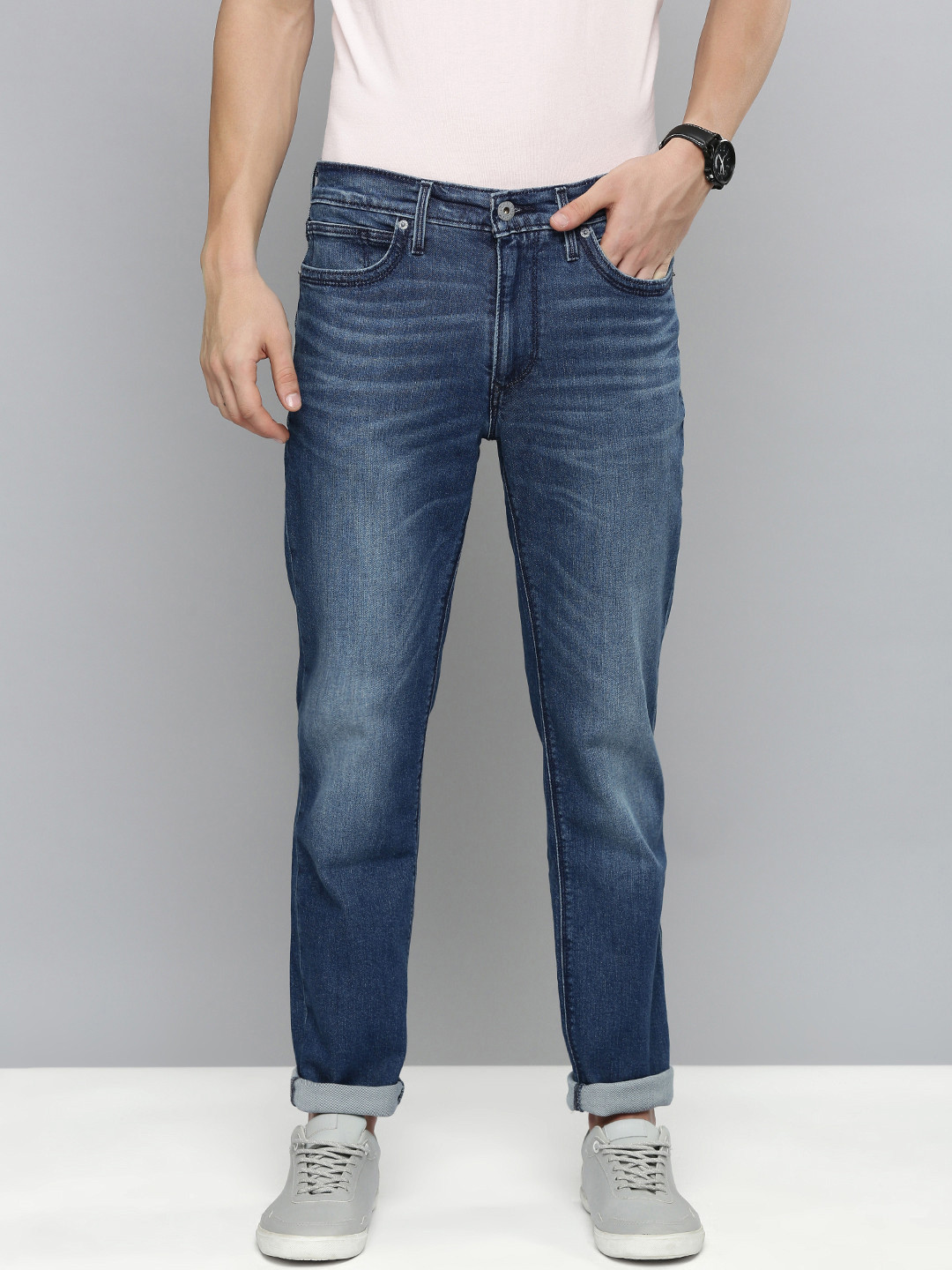 

Levis Men Blue Slim Fit Light Fade Stretchable Jeans