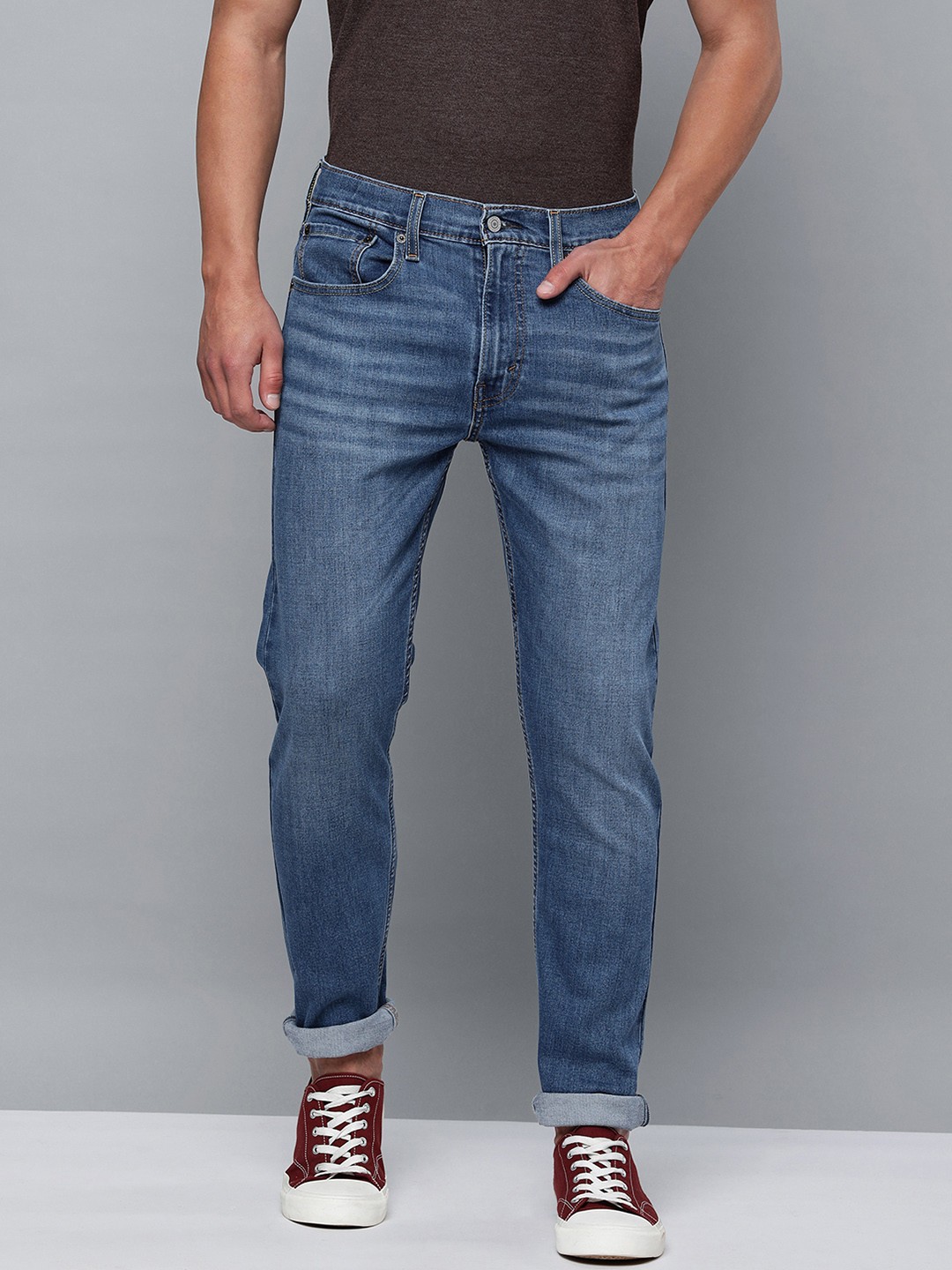 

Levis Men Blue Slim Fit Light Fade Stretchable Casual Jeans