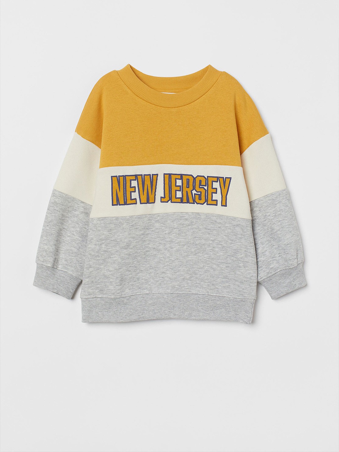 

H&M Boys Yellow Printed Sweatshirt