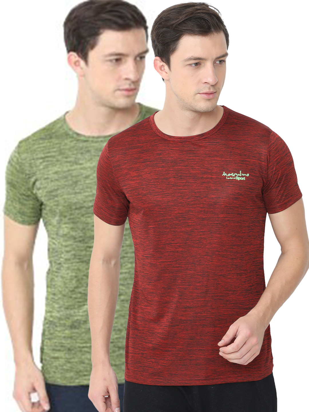 

Masculino Latino Pack Of 2 Men Assorted Active T-shirt